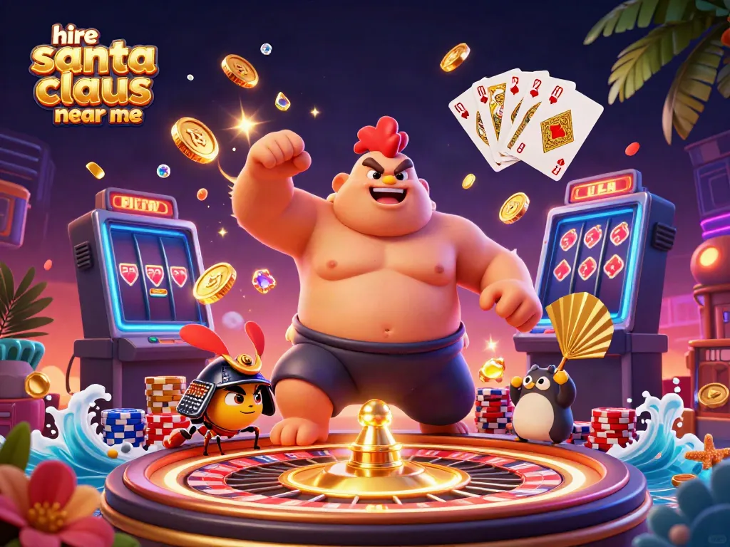 Book Santa Claus near me for a thrilling festive celebration filled with casino adventures!